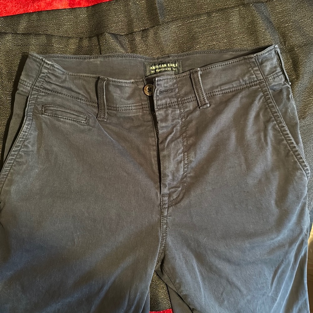 Men American eagle blue chino pants 29 32 original straight